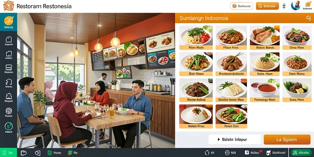 Tampilan awal yang menarik dan mudah dinavigasi.