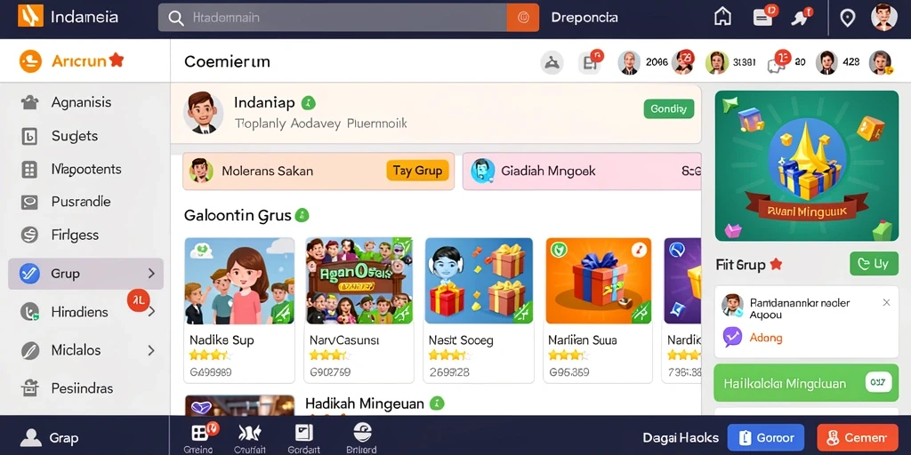 Tampilan antarmuka yang intuitif dan mudah digunakan.