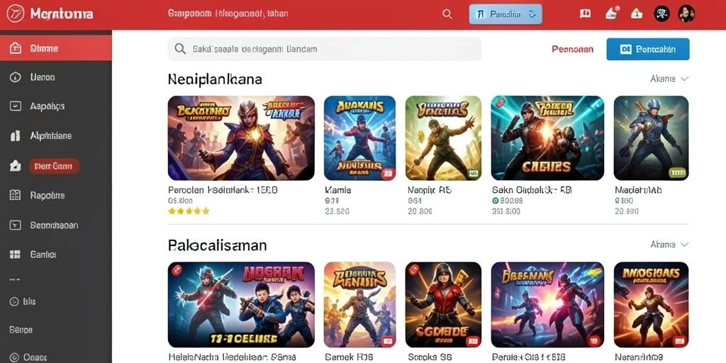 Tampilan awal yang menarik dan mudah dipahami.
