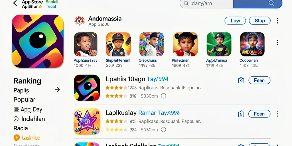 Tampilan awal aplikasi BUKIT777 yang menarik.