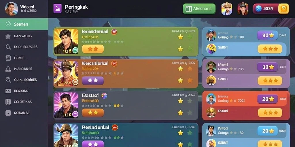 Antarmuka pengguna yang intuitif dan menarik.