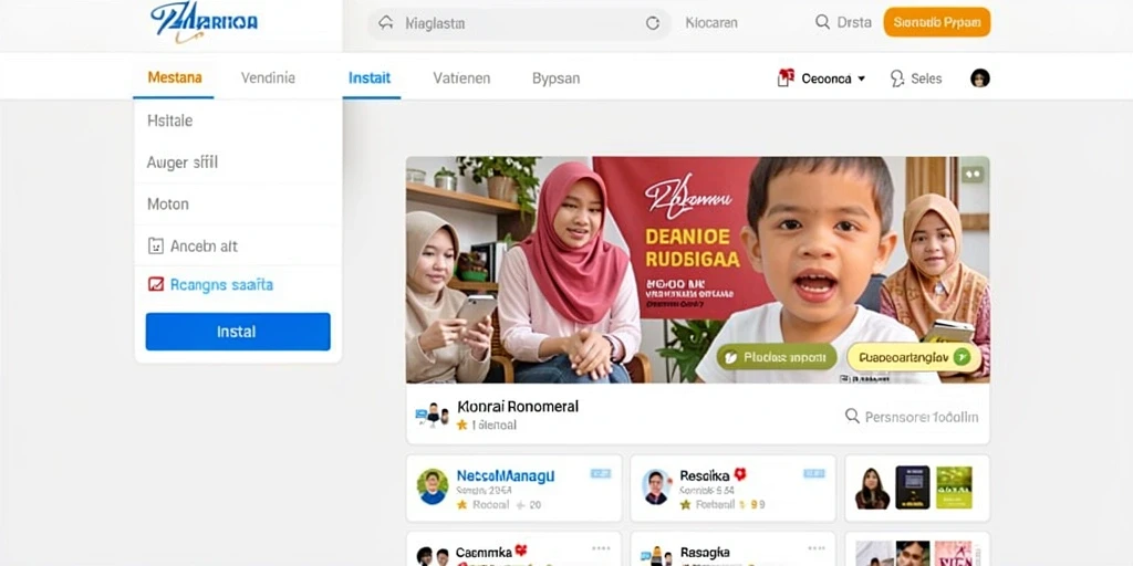 Tampilan antarmuka yang ramah pengguna.
