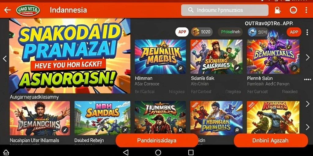 Tampilan antarmuka yang menarik dan modern.