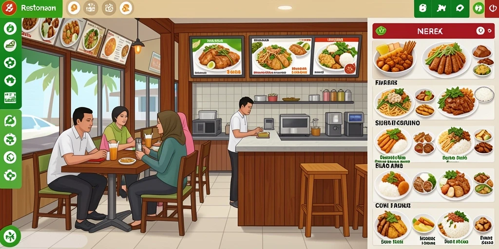 Tampilan antarmuka yang user-friendly.